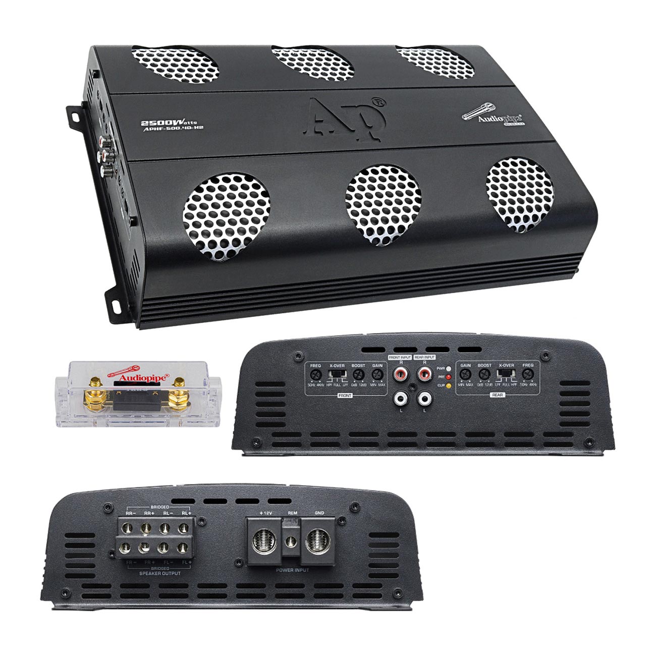 APHF5004DH2 - Audiopipe 4 Channel Class-D Amplifier 2000W RMS