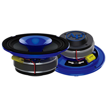 APMB628GHBLU - Audiopipe 6.5" 2-Way Compression Horn Mid-Range Loudspeaker 150W RMS/300W Max - Blue Eye Candy