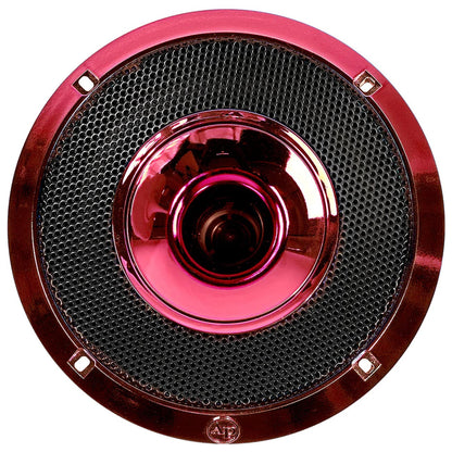 APMB628GHRED - Audiopipe 6.5" 2-Way Compression Horn Mid-Range Loudspeaker 150W RMS/300W Max - Red Eye Candy