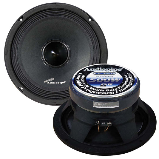 APMB8BTD - Audiopipe 8″ Low Mid Frequency "Bullet" Speaker 250W RMS/500W Max 8 Ohm