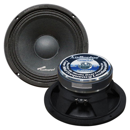 APMB8D - Audiopipe 8" Low Midbass 8 Ohm 250W RMS / 500W Max