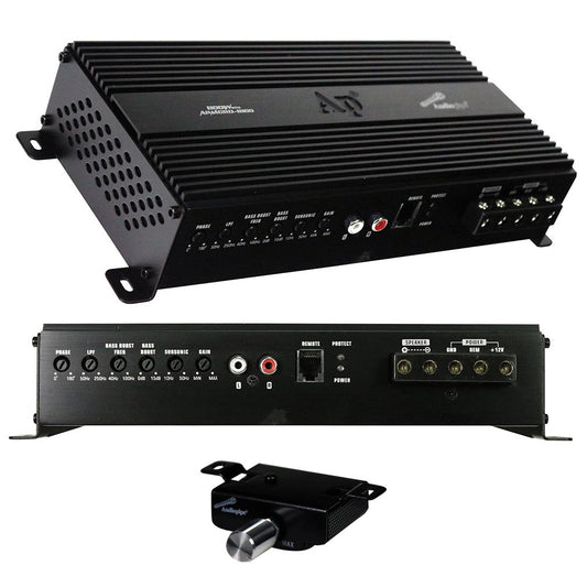 APMCRO1800 - Audiopipe Micro Monoblock Class D Amplifier 800W Max