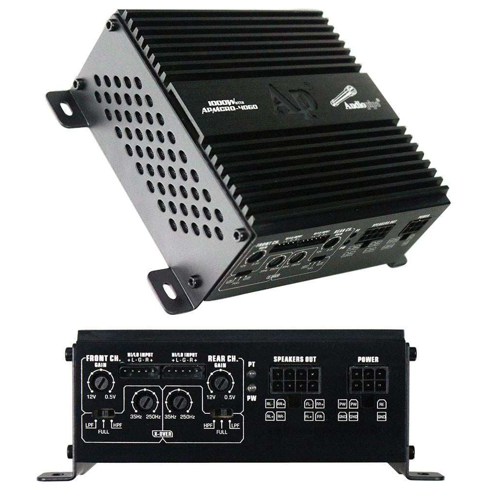 APMCRO4060 - Audiopipe Micro 4 Channel Amplifier 1000W Max