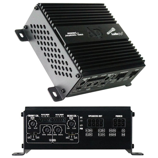 APMCRO4060 - Audiopipe Micro 4 Channel Amplifier 1000W Max
