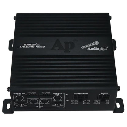 APMCRO4060 - Audiopipe Micro 4 Channel Amplifier 1000W Max