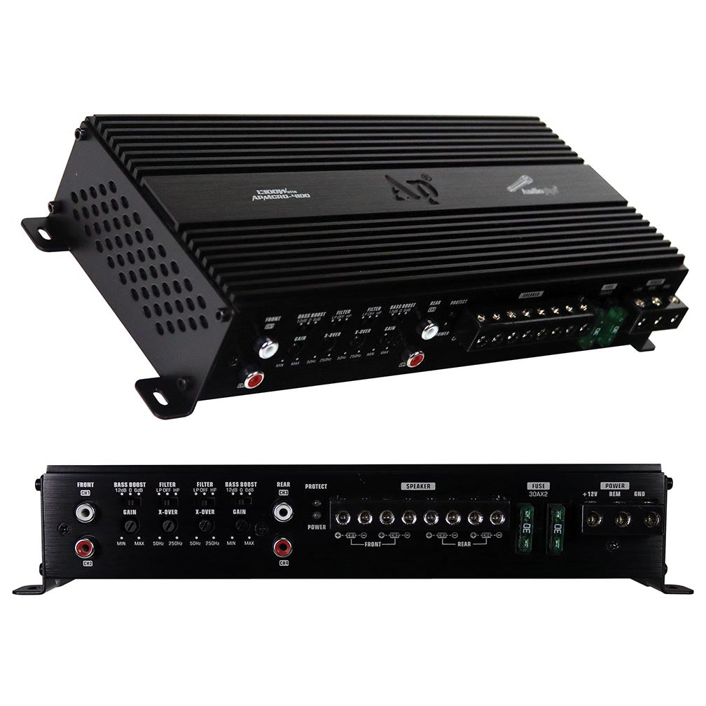 APMCRO4100 - Audiopipe Micro 4 Channel Amplifier - 1300W