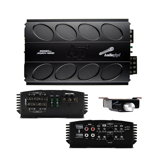 APMN4100D - Audiopipe Mini Design 4 Channel Mosfet Amplifier 2000W Class D