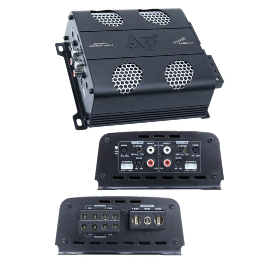 APMOX2804 - Audiopipe 4 Channel Compact Amplifier 1200 Watts
