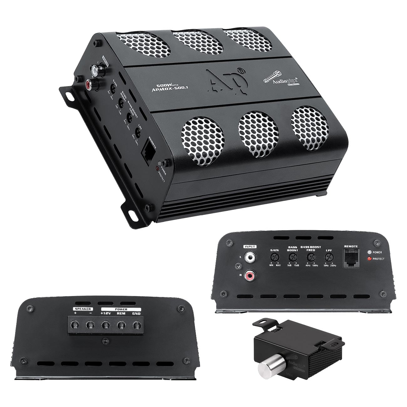 APMOX5001 - Audiopipe Compact Monoblock Amplifier 580W RMS