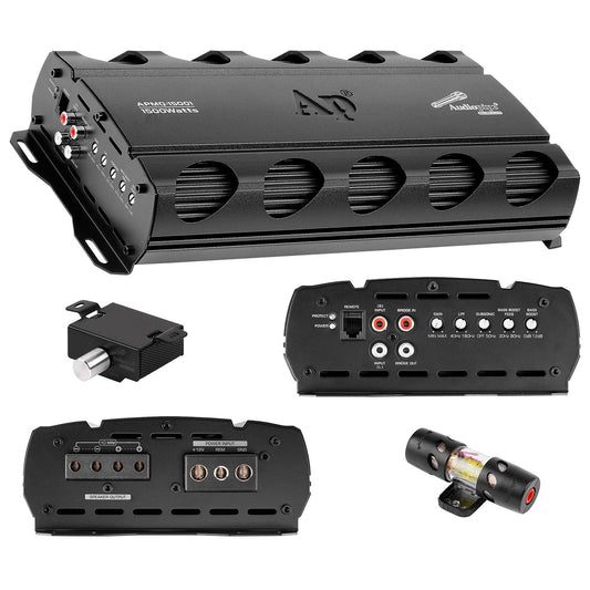 APMQ15001 - Audiopipe Mini Monoblock Amplifier 1500W RMS