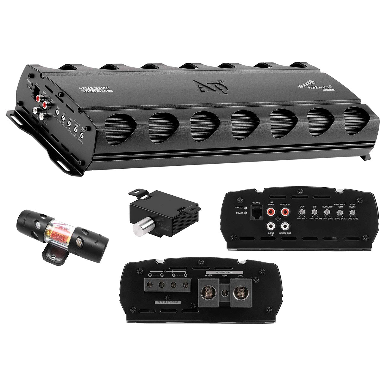 APMQ20001 - Audiopipe Mini Monoblock Amplifier 2000W RMS