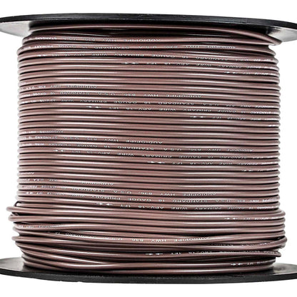 APV18500BRN - Audiopipe Primary Wire 18 Gauge 500 Foot Spool - Brown