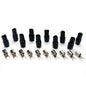 B4B - Orion Cobalt Series Barrier Spade Terminal 4 Gauge #10 Gold - Black (10 Pack)
