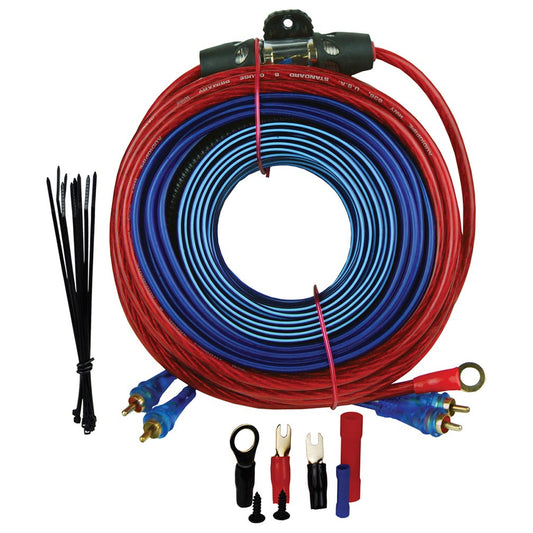 BMS1500SX - Audiopipe 8 Gauge Amplifier Wiring Kit - 1500 Watts