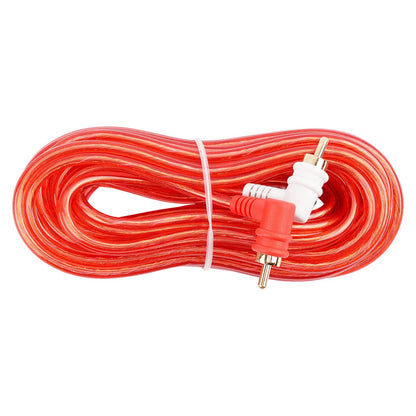 BMVGRA12 - Audiopipe RIGHT ANGLE BIN-MASTER SERIES 12 Foot RCA Cable (Bulk Bag - 10 Qty inside)