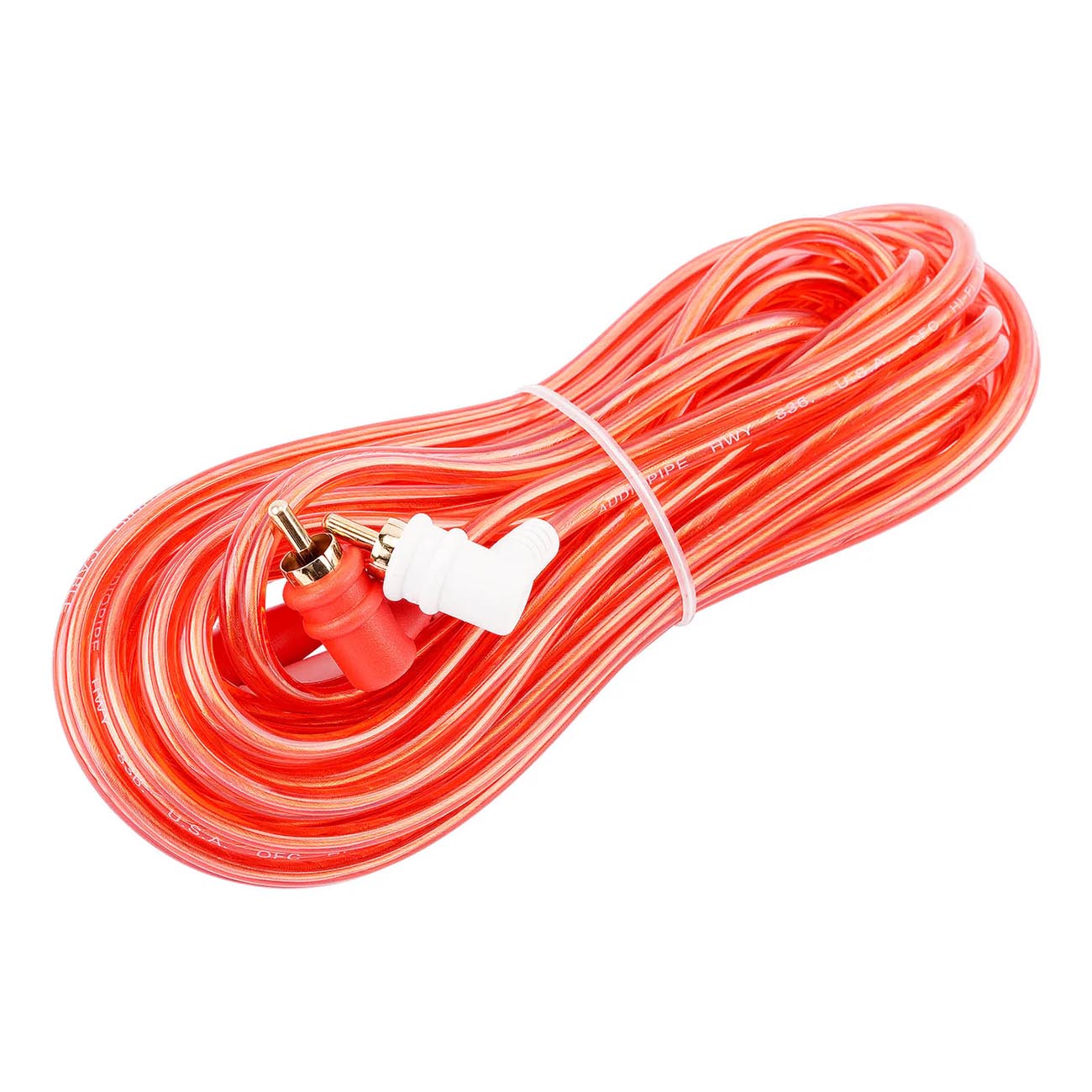 BMVGRA15 - Audiopipe RIGHT ANGLE BIN-MASTER SERIES 15 Foot RCA Cable (Bulk Bag - 10 Qty inside)