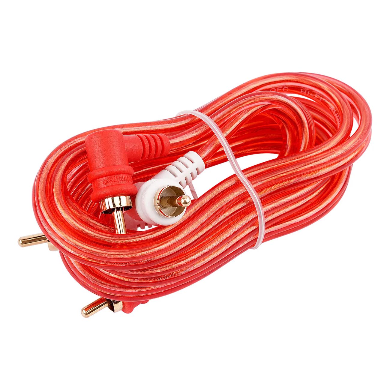 BMVGRA6 - Audiopipe RIGHT ANGLE BIN-MASTER SERIES 6 Foot RCA Cable (Bulk Bag - 10 Qty inside)
