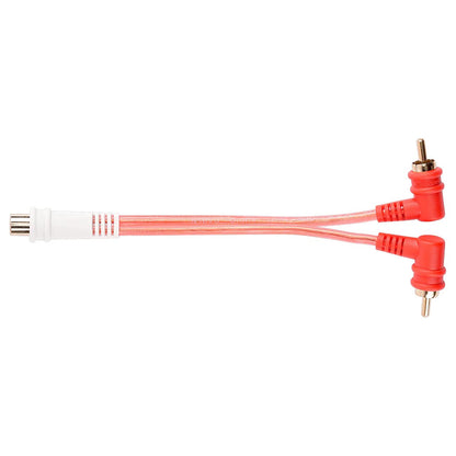 BMVGRAF2M - Audiopipe RIGHT ANGLE BIN-MASTER SERIES 1F/2M Y-Splitter RCA Cable (Bulk Bag - 10 Qty inside)