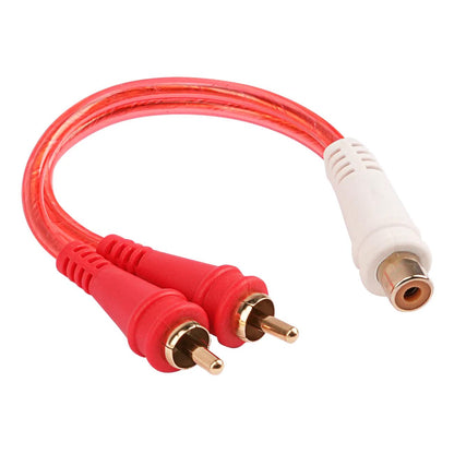 BMVGYF2M - Audiopipe Oxygen Free 1F/2M Y-Splitter RCA Cable