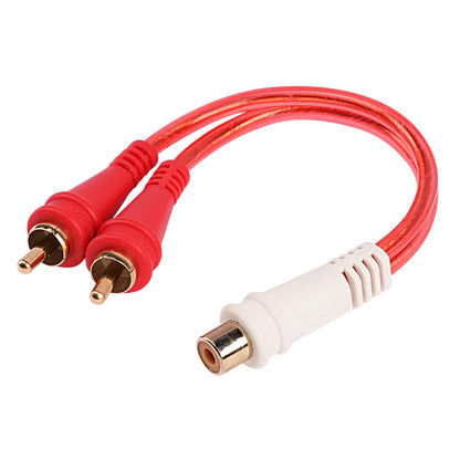 BMVGYF2M - Audiopipe Oxygen Free 1F/2M Y-Splitter RCA Cable