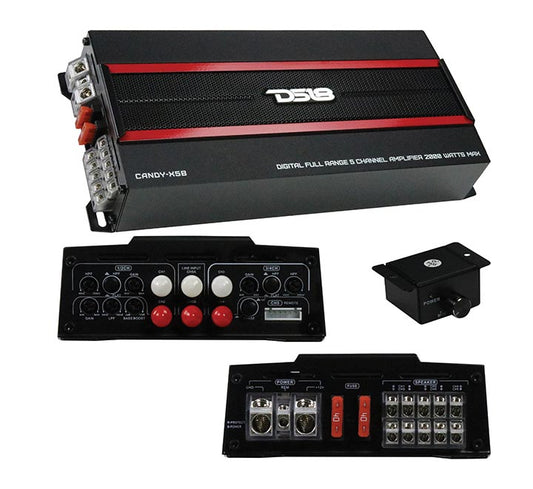 CANDYX5B - DS18 5 Channel Amplifier 800W RMS/2000W MAX