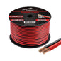 CBLV12100RBC - Audiopipe 100% Copper Series Speaker Wire 12 Gauge 100 Foot Roll - Red/Black Jacket
