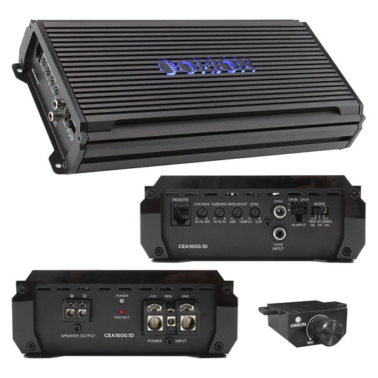 CEA16001D - Orion Cobalt Elite Compact Class-D Monoblock Amplifier 1600 Watt RMS