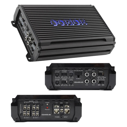 CEA4004D - Orion Cobalt Elite Compact Class-D 4 Channel Amplifier 400 Watt RMS