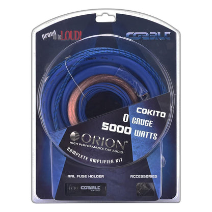 COKIT0 - Orion Cobalt 0 Gauge Amplifier Wiring Kit - 5000 Watts
