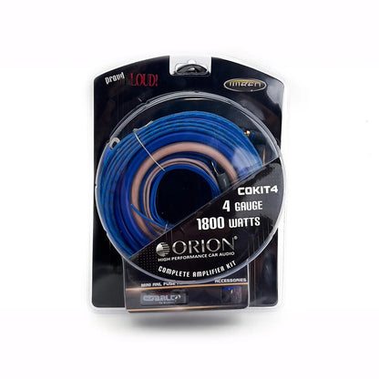 COKIT4 - Orion Cobalt 4 Gauge Amplifier Wiring Kit - 1800 Watts