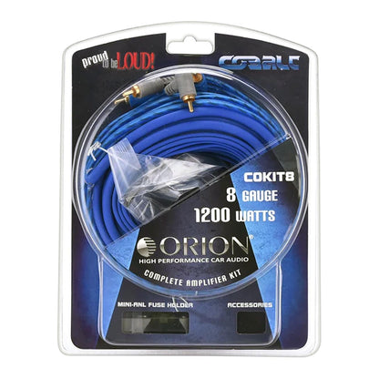 COKIT8 - Orion Cobalt 8 Gauge Amplifier Wiring Kit - 1200 Watts