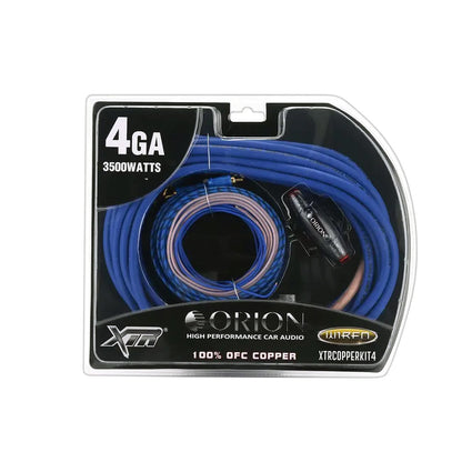 COPPERKIT4 - Orion XTR 4 Gauge Amplifier Wiring Kit 100% OFC Copper - 3500 Watts