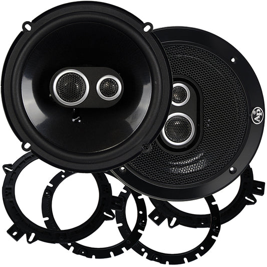 CPL1603 - Audiopipe 6" 3 way 180 Watts Max-Pair