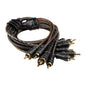 CPPMC3 - Audiopipe 3FT Length -  6-Channel Interconnect Cable for Car / Motorcycle Audio