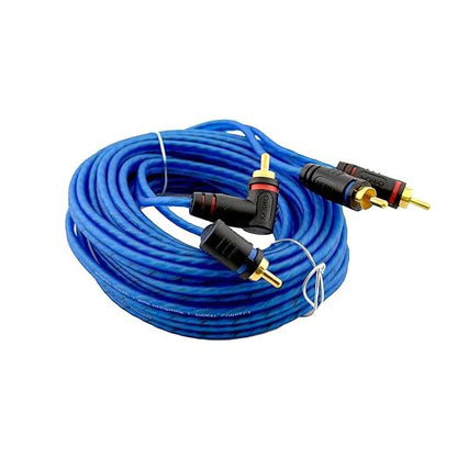 CR20FT - Orion 20' CCA 2-Channel RCA Cable - Translucent Blue