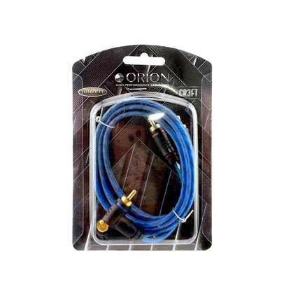 CR3FT - Orion 3' CCA 2-Channel RCA Cable - Translucent Blue