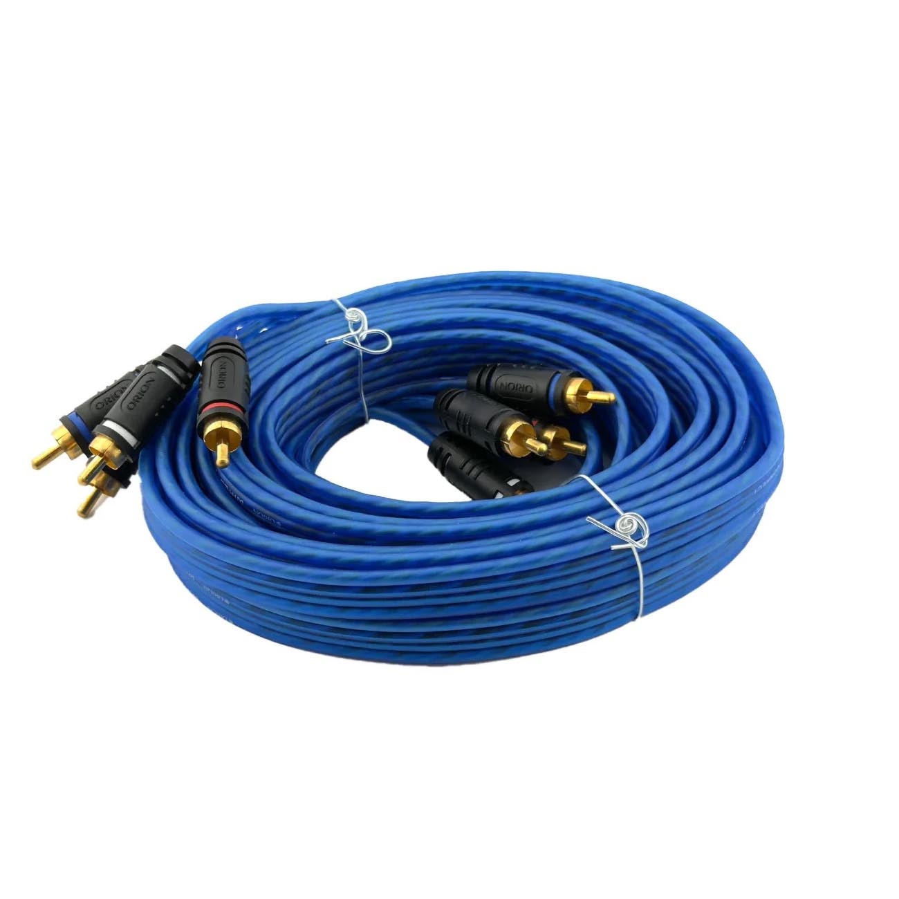 CR44CH - Orion 17' CCA 4-Channel RCA Cable - Translucent Blue
