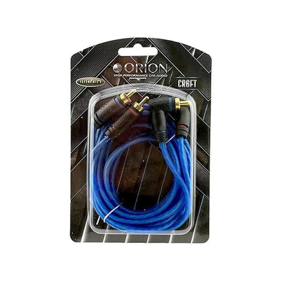 CR6FT - Orion 6' CCA 2-Channel RCA Cable - Translucent Blue