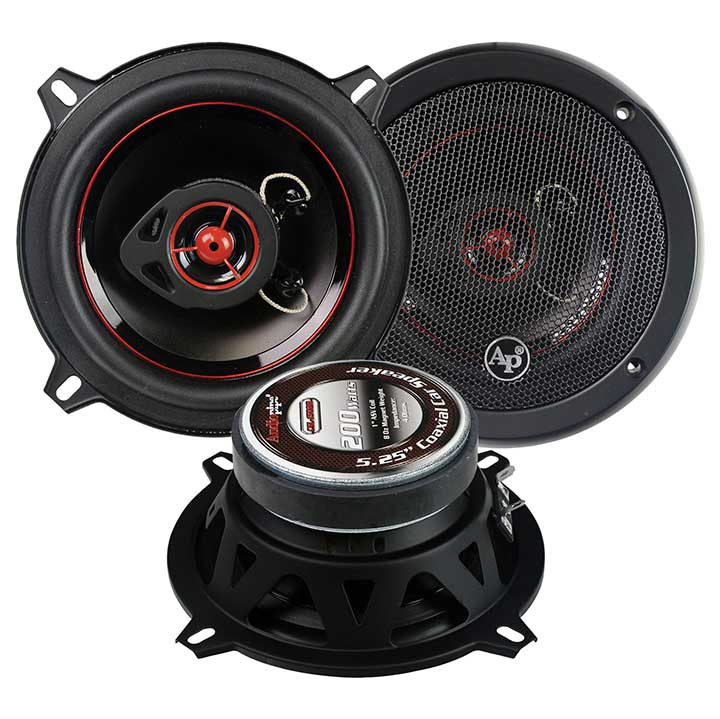 CSL1502R - AUDIOPIPE Redline Speaker 5.25" 2-WAY (pair) 200 WATT BLUE PP CONE