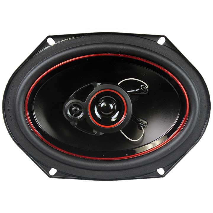 CSL6803R - AUDIOPIPE Redline Speaker 6X8" 3-WAY (pair) 300 W; PP ELECTROPLATE CONE