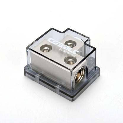DB20204 - Orion Cobalt Series T-Style (1) 0/2 Ga. In / (2) 0/4 ga. Out Distribution Block