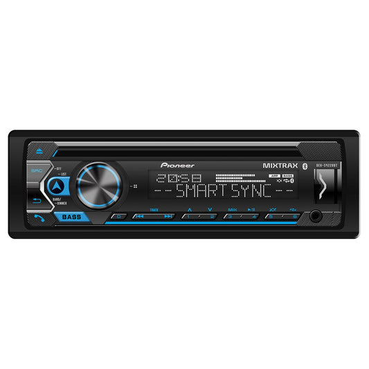 DEHS4220BT - Pioneer Single DIN Detachable Face AM/FM/CD Receiver - Amazon Alexa Pioneer Smart Sync App Bluetoo