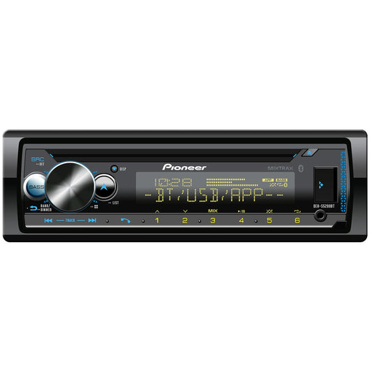 DEHS5200BT - Pioneer CD Player w/USBAuxVar.Clr DisplayBT Spotify3xPreOut