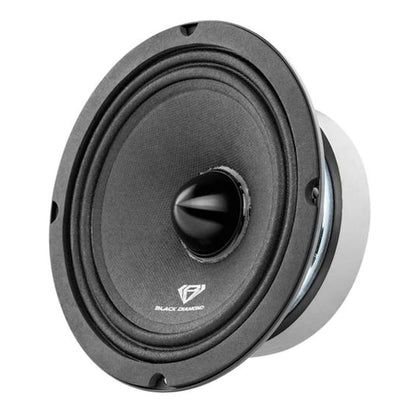 DIAM64B - Black Diamond 6.5" Mid-range LoudSpeaker With Bullet 4-Ohm 500 Watts