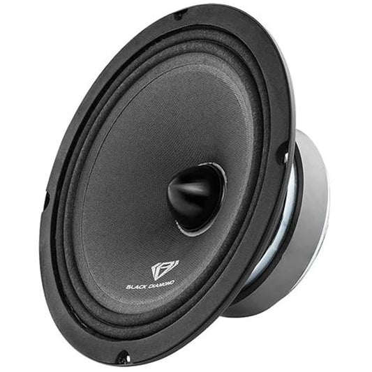 DIAM84B - Black Diamond 8" Mid-range LoudSpeaker With Bullet 4-Ohm 550 Watts
