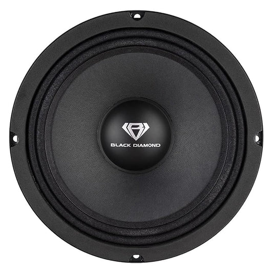 DIAM8 - Black Diamond 8" Mid-range LoudSpeaker With Bullet 8-Ohm 500 Watts