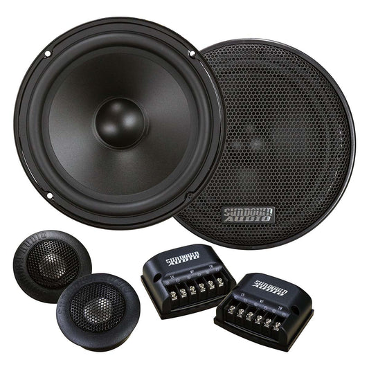 E65CS - Sundown Audio 6.5" Component Speaker Set 200W RMS 4 Ohm