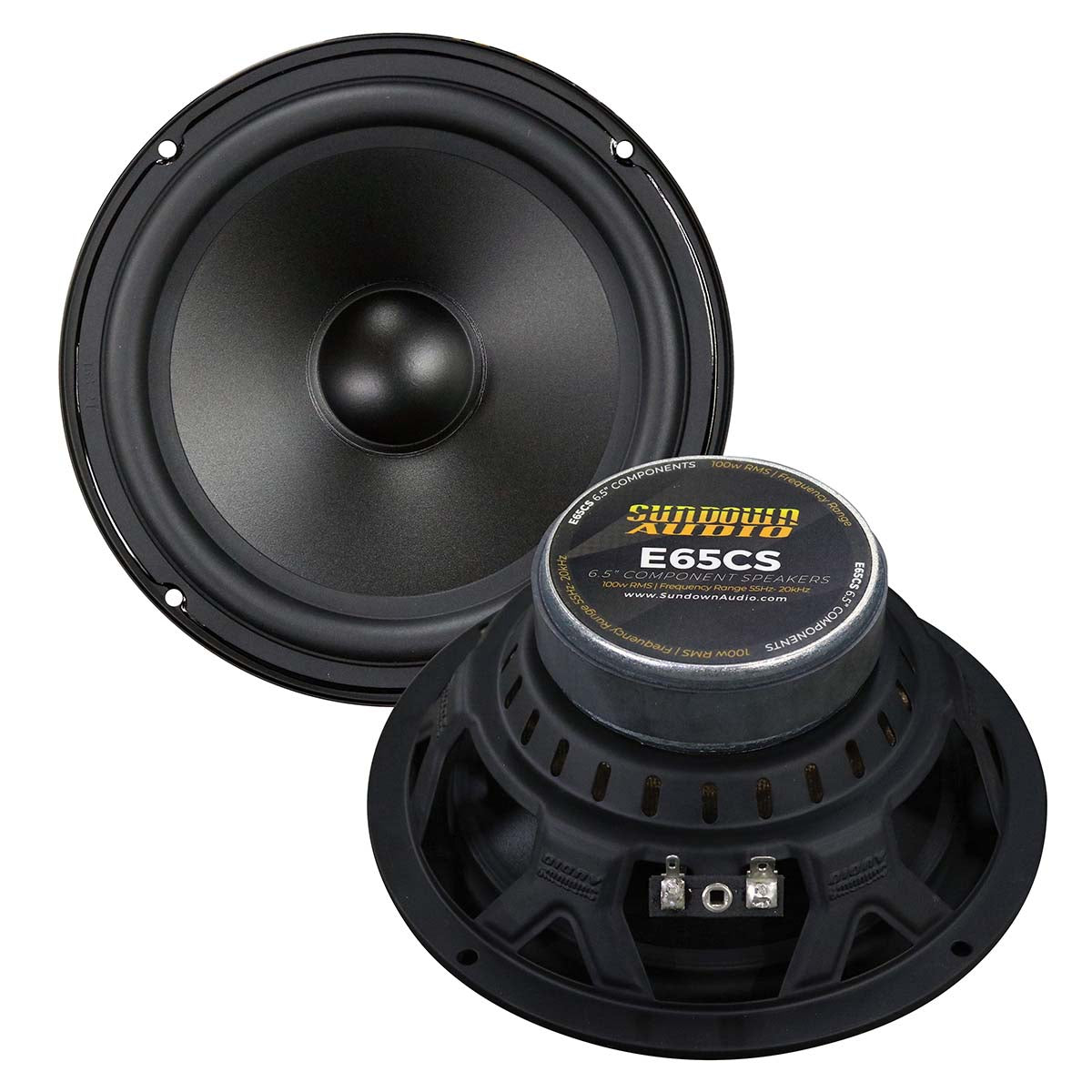 E65CS - Sundown Audio 6.5" Component Speaker Set 200W RMS 4 Ohm