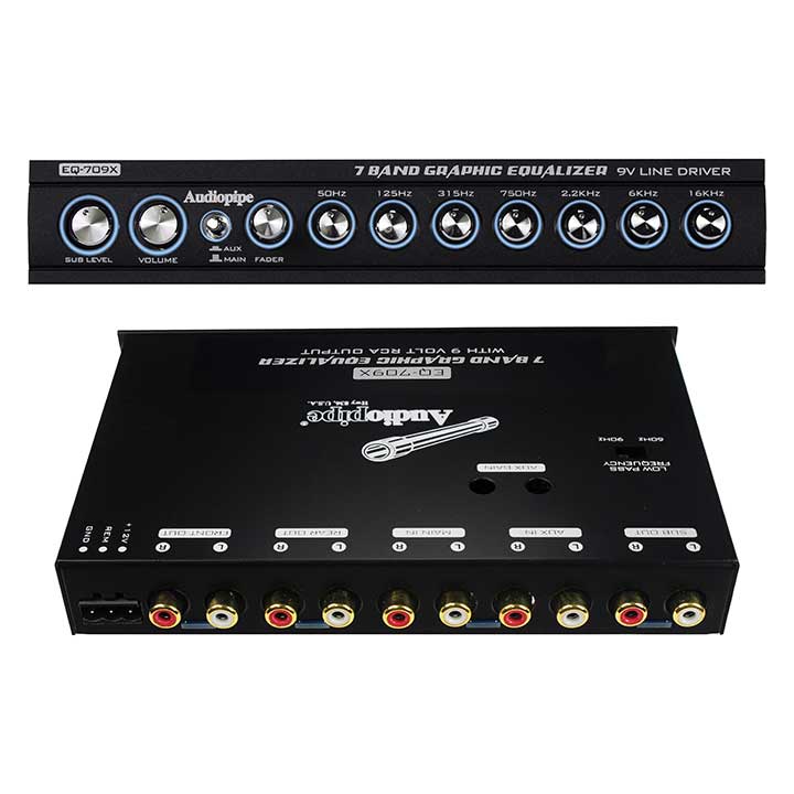 EQ709X - Audiopipe 7 Band Equalizer