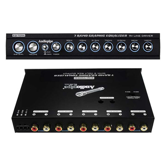 EQ709X - Audiopipe 7 Band Equalizer